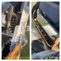 Corrosion Failure in Seaside Football Field Lighting
