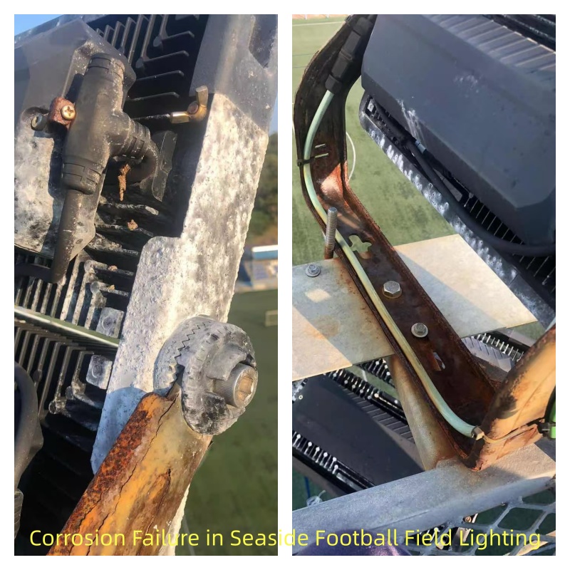 Corrosion Failure in Seaside Football Field Lighting
