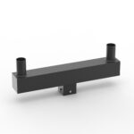 Dual arm outdoor pole adapter for street and area lights