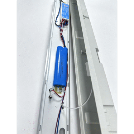 LED tri-proof light emergency backup power solution internal view