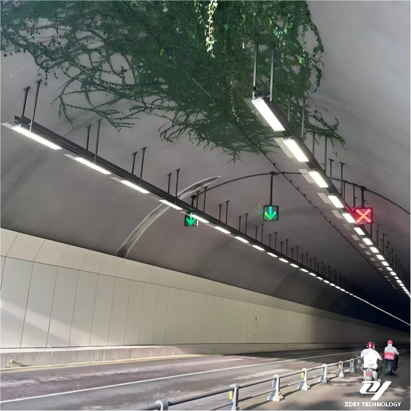 Customized anti-glare LED tunnel lighting solution with high efficiency illumination